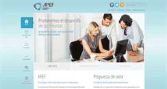 Desktop Screenshot of apef.com.pe