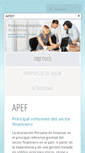 Mobile Screenshot of apef.com.pe