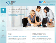 Tablet Screenshot of apef.com.pe